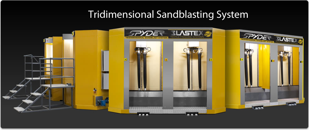 Tridimensional Sandblasting System